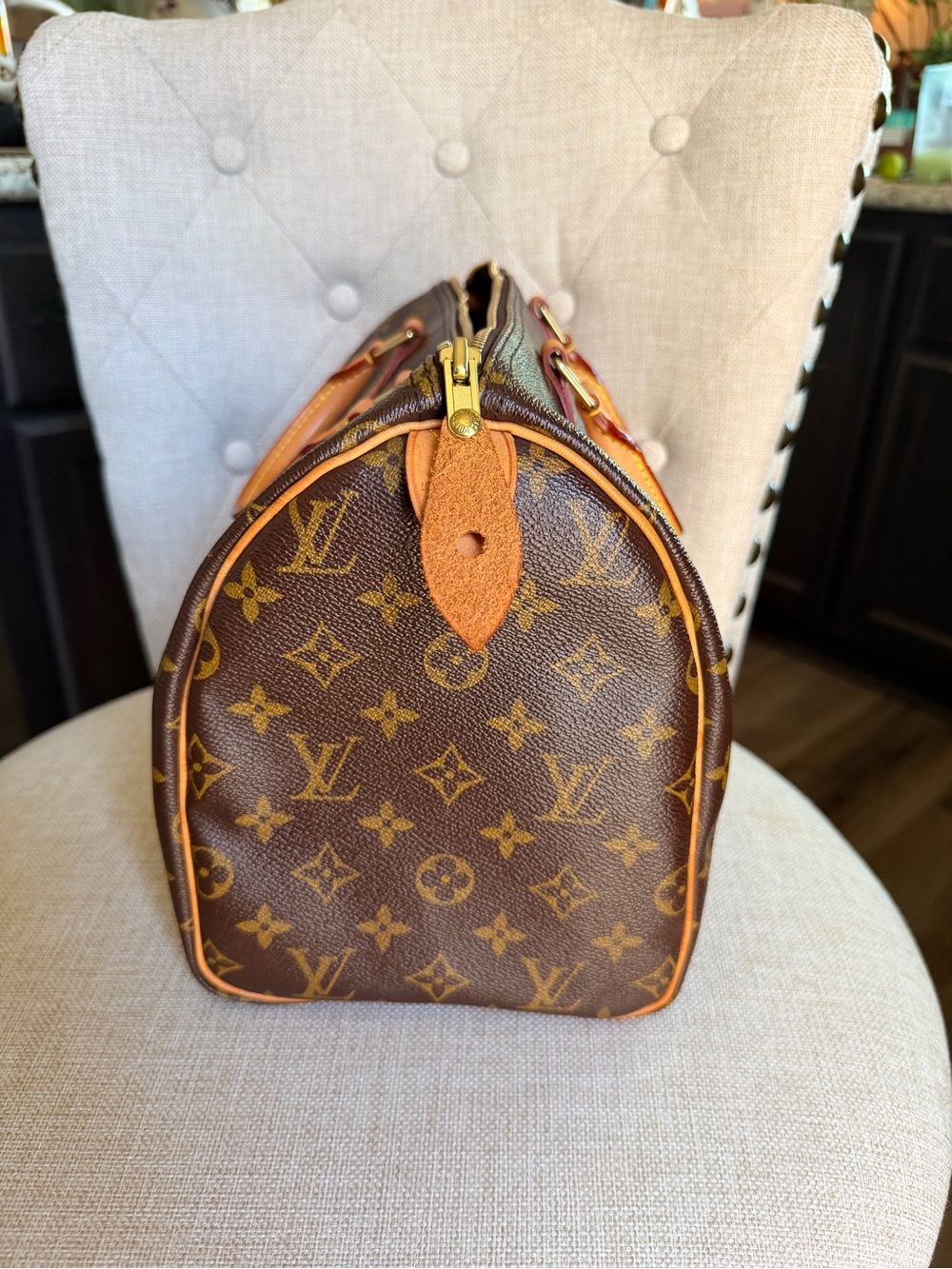 Louis Vuitton Speedy 30 Classic Monogram Canvas Tote Bag Excellent Condition - Picture 6 of 11